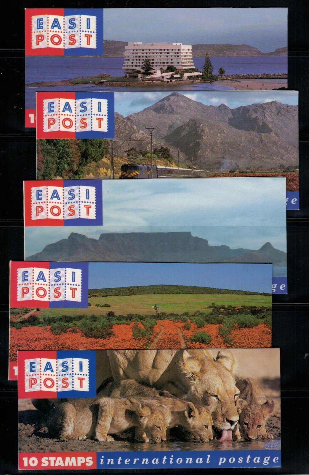South Africa 872 MNH Booklets 5 Covers Wildlife Tourism 060922SM127