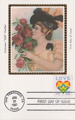 US Colorano FDC Maxi Card UA 22c Love Stamp ZAYIX 0924M0044