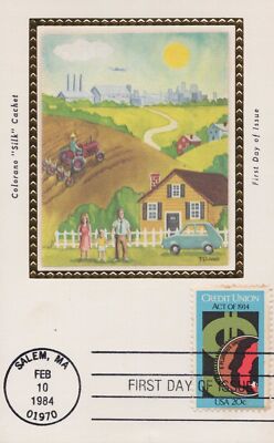 US Colorano FDC Maxi Card UA Credit Union Act of 1934 ZAYIX 0924M0073