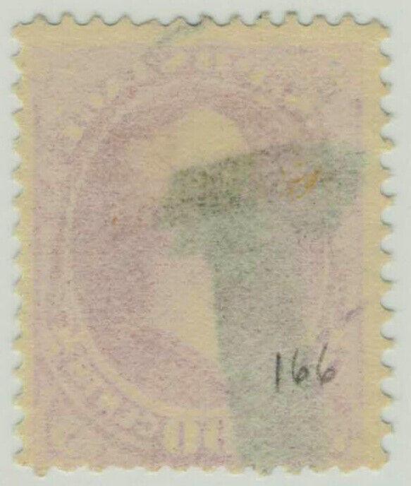 US 166 Used F 90c rose carmine Continental Bank Note "T" Cancel ZAYIX 1223X0050