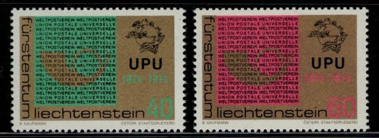 ZAYIX Liechtenstein 550-551 MNH Post horn Universal Postal Union UPU 031822-S13M