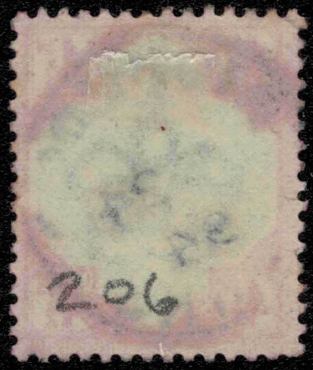 Great Britain 117 used 1892 4 1/2p carmine rose & grn, Victoria ZAYIX 031922S13