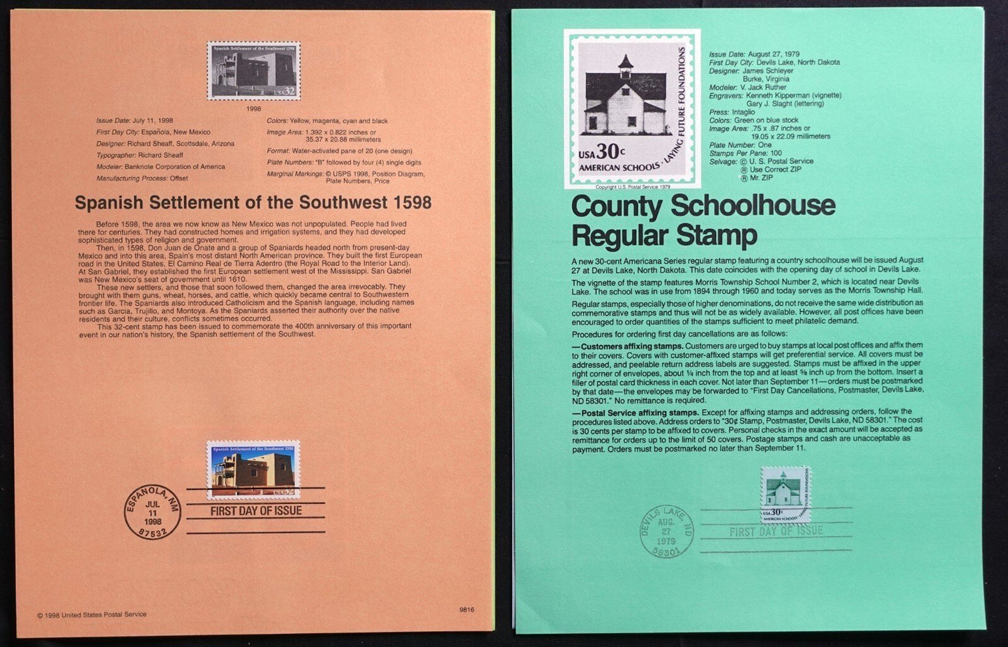 20 Different Random Pick USPS Souvenir Pages First Day Postmark 051723SL14 ZAYIX