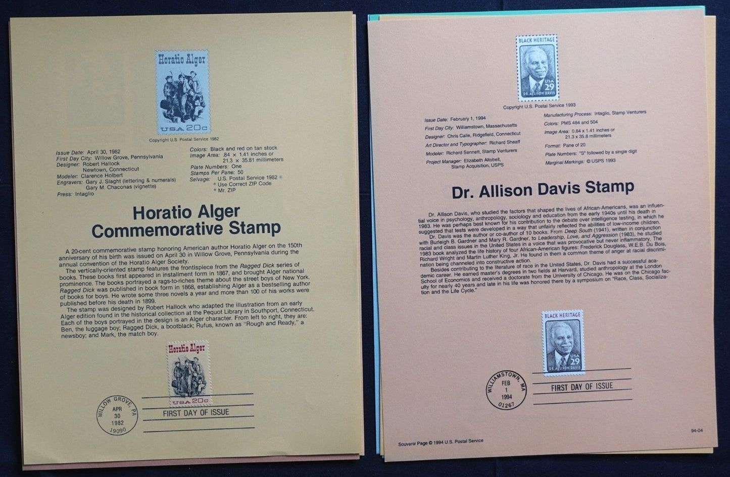 20 Different Random Pick USPS Souvenir Pages First Day Postmark 051723SL14 ZAYIX