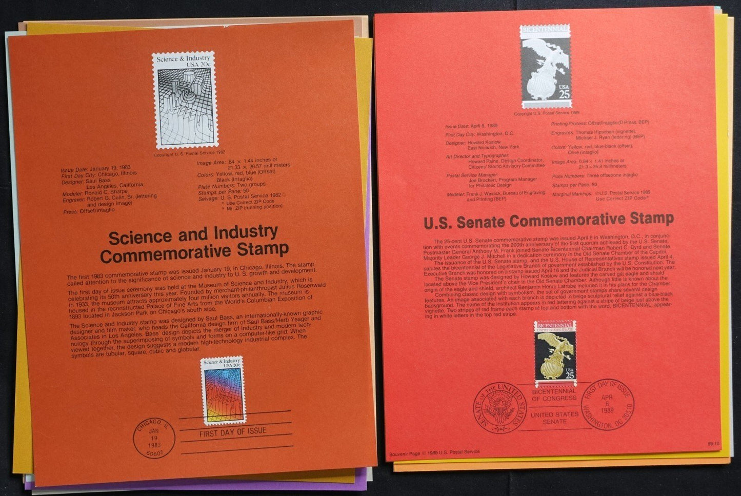 20 Different Random Pick USPS Souvenir Pages First Day Postmark 051723SL14 ZAYIX