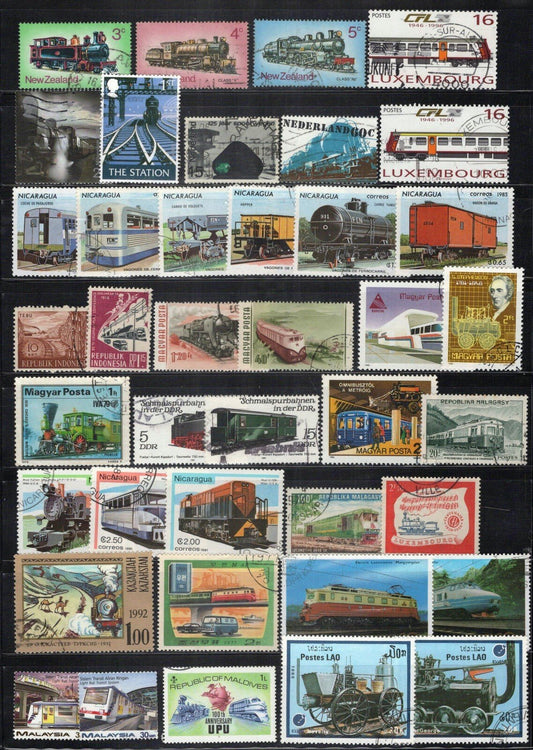 Trains Collection Used Railroads Locomotives Transportation ZAYIX 0124S0319