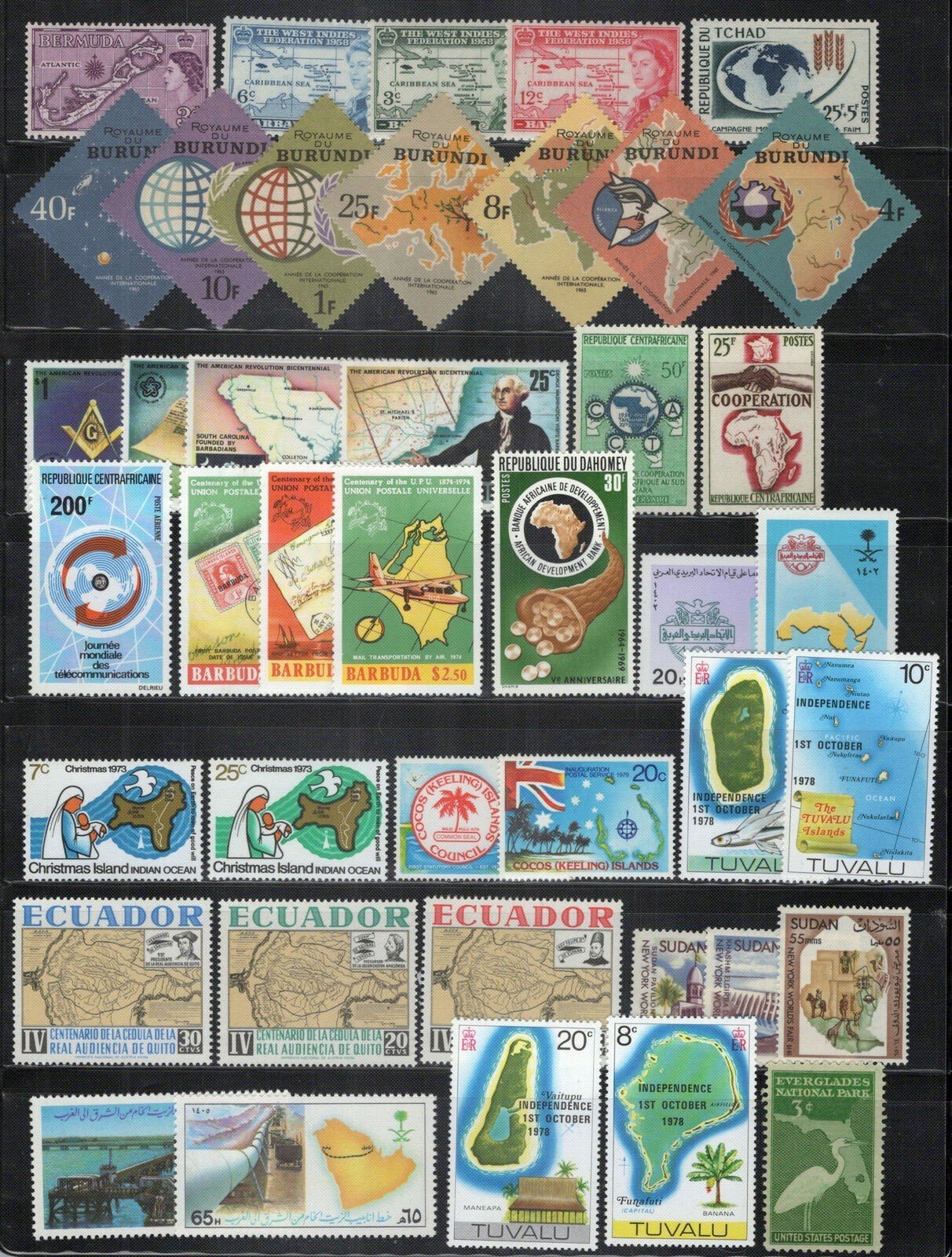 Maps On Stamps Collection Most MNH Planes Stamps on Stamps ZAYIX 0224S0008