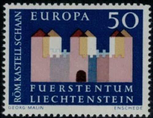 ZAYIX Liechtenstein 390 MNH Roman Castle / Europa CEPT 031622-S49