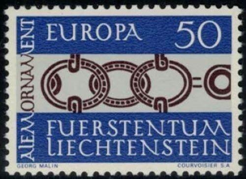 Liechtenstein 400 MNH Alemannic Ornament - Art - Europa CEPT ZAYIX 031622S62