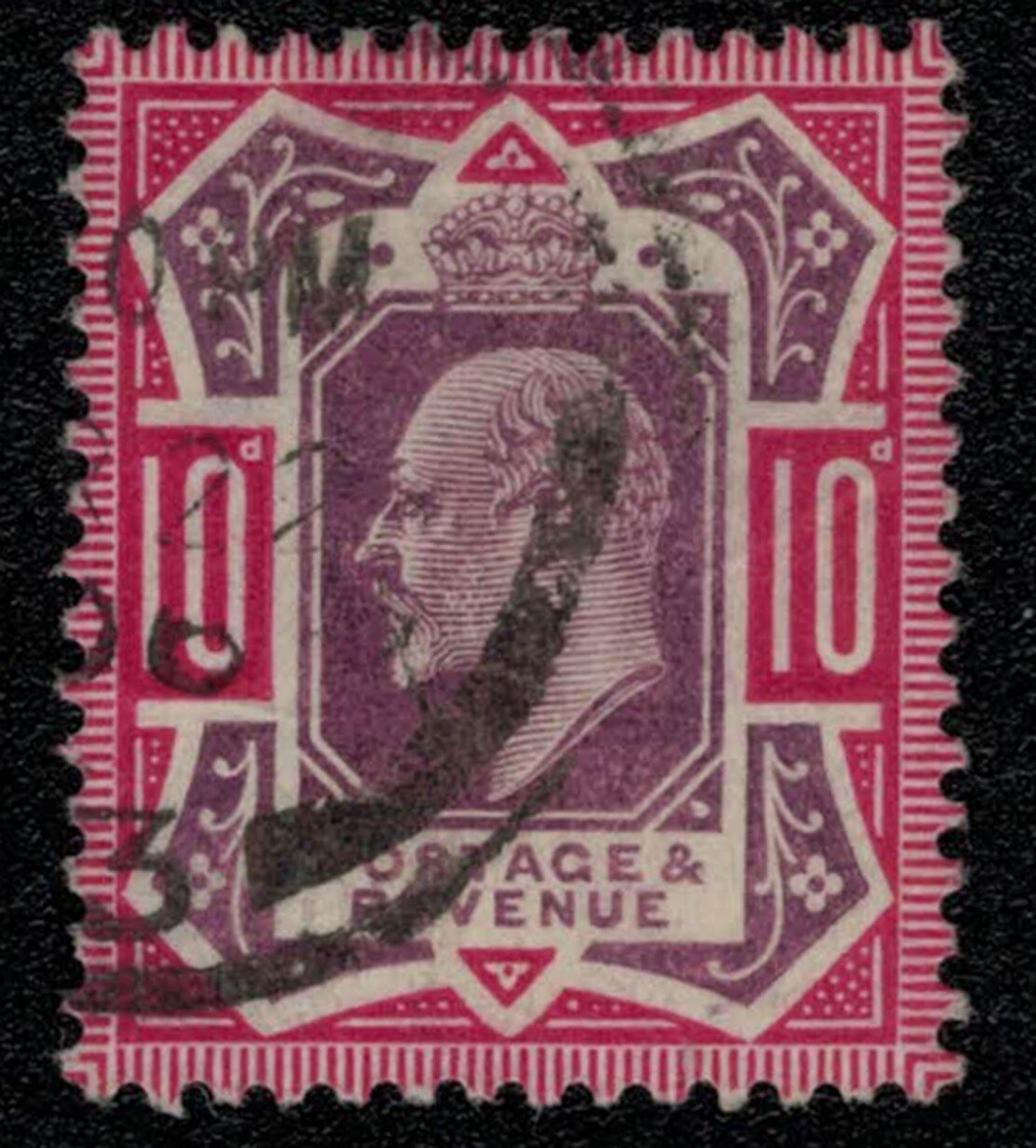 Great Britain 137 used 1902 10p carmine & dull purple Edward VII ZAYIX 031922S24