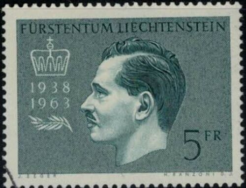 ZAYIX Liechtenstein 375 CTO - Royalty - Prince Franz Joseph II 031222-S72