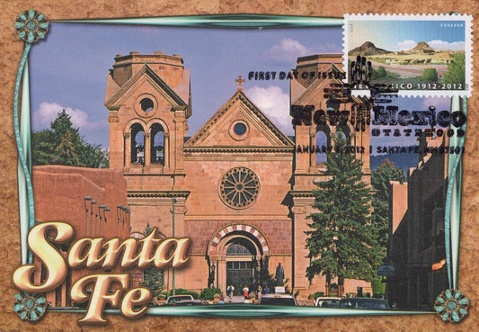 US Maxi Card FDC New Mexico Cathedral Santa Fe ZAYIX 0924M0430