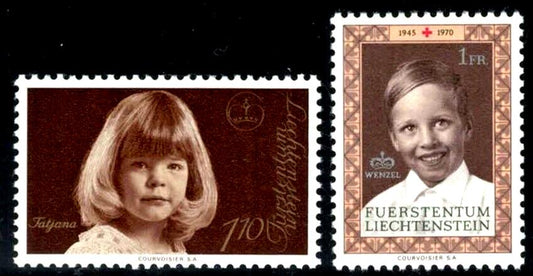 ZAYIX Liechtenstein 465, 631 MNH Royalty - Prince and Princess 031822-S24