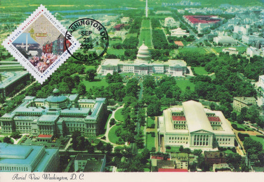 US Maxi Card FDC District of Columbia ZAYIX 0924M0440