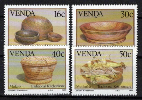 South Africa Venda 189-192 MNH Weaving Traditional Kitchenware ZAYIX 0424S0085M