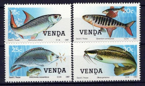 South Africa Venda 169-172 MNH Freshwater Fish ZAYIX 0424S0071M