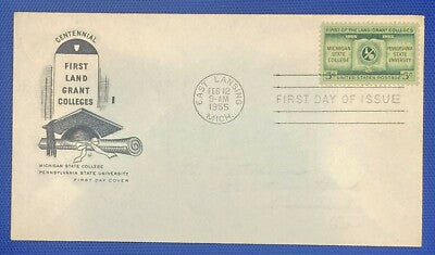 US FDC 1065 Farnam First Land Grant Colleges Education ZAYIX 010622SM112