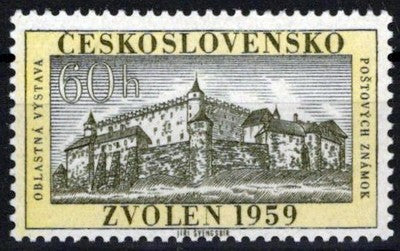 Czechoslovakia 920 MNH Zvolen Castle Architecture Zayix Stamps 0425S0040