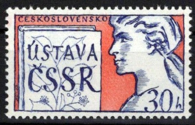 Czechoslovakia 1003 MNH Socialist Constitution Zayix Stamps 0425S0062