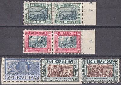 South Africa B5-B8 Semi Postal MNH 1d Partially Separated Farming ZAYIX
