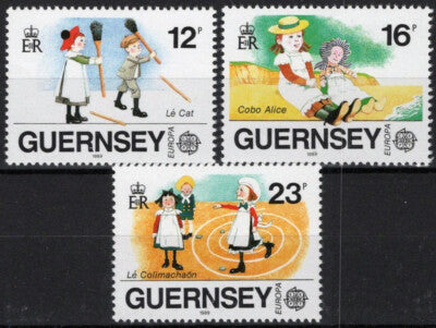 Guernsey 401-403 MNH Europa Cept Children's Toys & Games ZAYIX 031023S11M