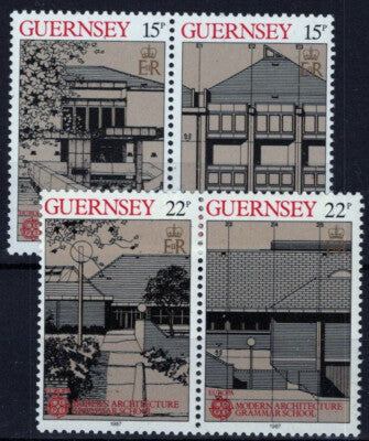 Guernsey 349a-351a MNH Architecture Europa Cept ZAYIX 031023S04M