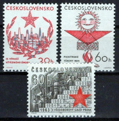Czechoslovakia 1156-1158 MNH Industry Plant Trade Zayix Stamps 0425S0101