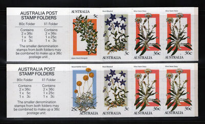 Australia 996a,b MNH Bklt Pane Wildflowers Nature ZAYIX 070922SM54
