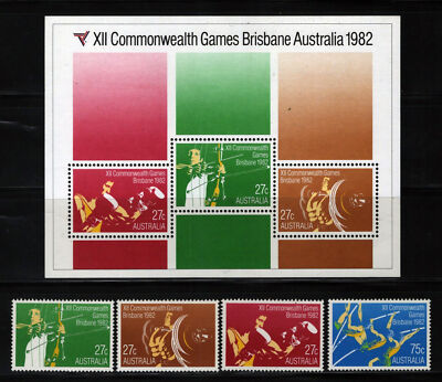 Australia 842-844a, 845 MNH Sports Commonwealth Games ZAYIX 070922SM56