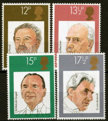 Great Britain 920-923 MNH English Conductors Music Henry Wood ZAYIX 021023S129M