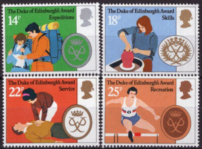 Great Britain 952-955 MNH Duke Edinburgh's Awards Service ZAYIX 021023S136M