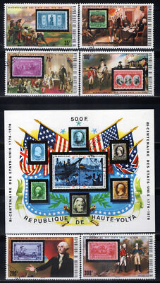 Burkina Faso Upper Volta 352-358 Used American Revolution ZAYIX 030523SM15M