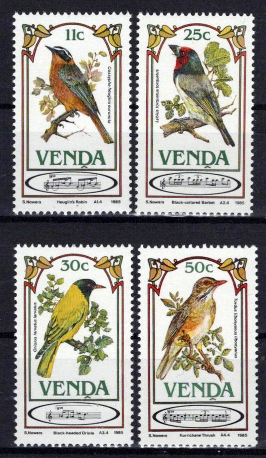 South Africa Venda 116-119 MNH Songbirds Robins Orioles Zayix Stamps 0325S099M