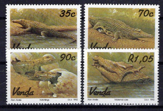 South Africa Venda 249-252 MNH Crocodile Farming Zayix Stamps 0325S124M