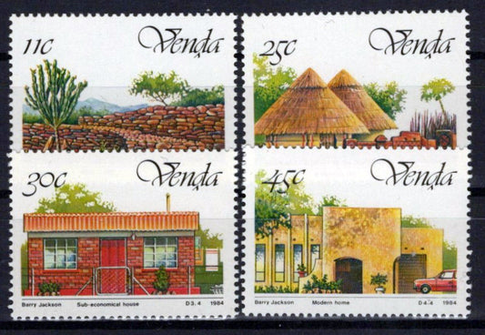 South Africa Venda 112-115 MNH Architecture Dzata Ruins Zayix Stamps 0325S125M