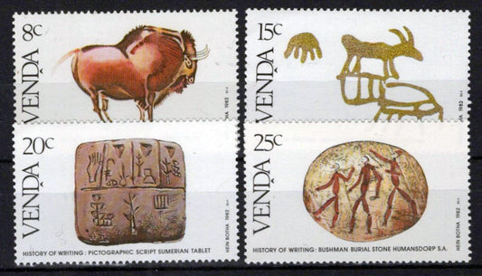 South Africa Venda 60-63 MNH History of Writing Zayix Stamps 0325S131M