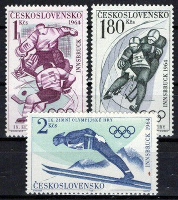 Czechoslovakia 1220-1222 MNH Sports Games Olympics Zayix Stamps 0425S0123