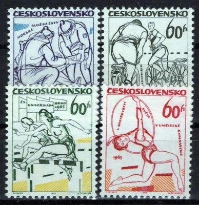 Czechoslovakia 1278-1281 MNH Mountain Rescue Services Zayix Stamps 0425S0141