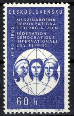 Czechoslovakia 1322 MNH Women & Globe Zayix Stamps 0425S0149