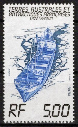 FSAT TAAF 104 MNH Freighter ship Lady Franklin Transportation ZAYIX FSA-S0082M