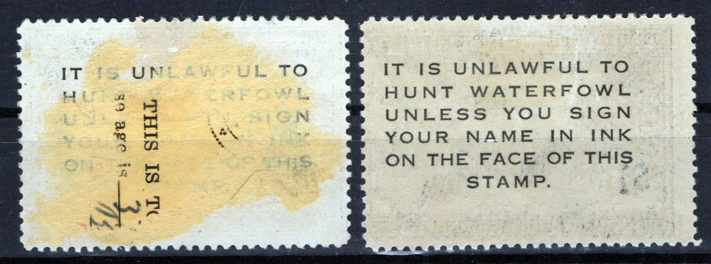 US RW14 MH & Used VF $1 black Snow Geese Duck Revenue Zayix Stamps 0225MAR0032