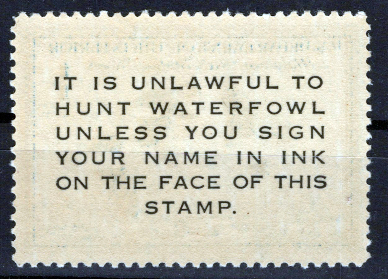 US RW15 MNH VF $1 bright blue Buffleheads Duck Revenue Zayix Stamps 0225MAR0033