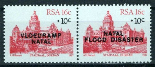 South Africa B12 MNH Semi-Postal Pairs Surcharge Architecture ZAYIX 0424S0177M