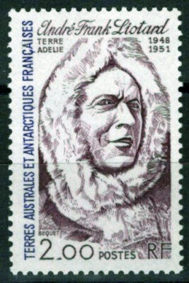 FSAT TAAF 117 MNH Andre Frank-Liotard, polar explorer ZAYIX FSA-S0089M