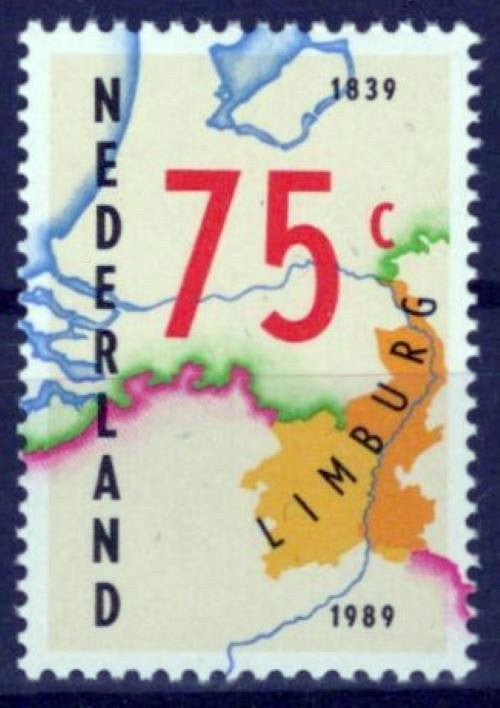 Netherlands 750 MNH Map of Limburg Provinces Zayix Stamps 0225S0135