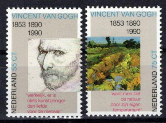 Netherlands 754-755 MNH Vincent van Gogh Art Zayix Stamps 0225S0137M