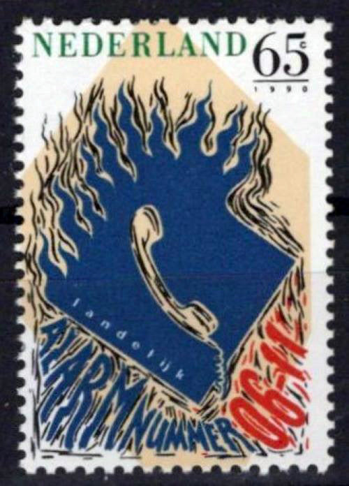 Netherlands 764 MNH Natl. Emergency Phone Number Zayix Stamps 0225S0141M