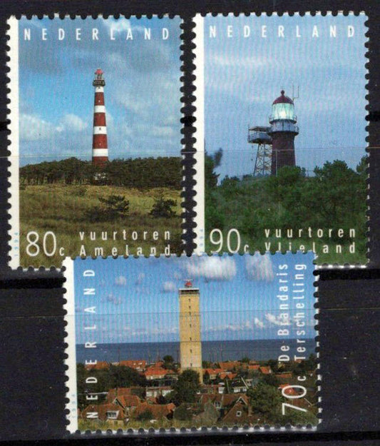 Netherlands 868-870 MNH Lighthouses Zayix Stamps 0225S0168M