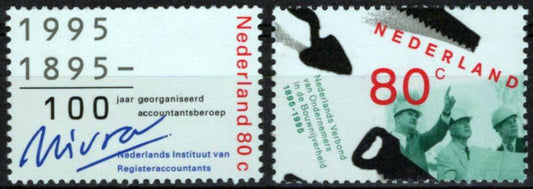 Netherlands 880-881 MNH Accountants Money Banking Zayix Stamps 0225S0172M