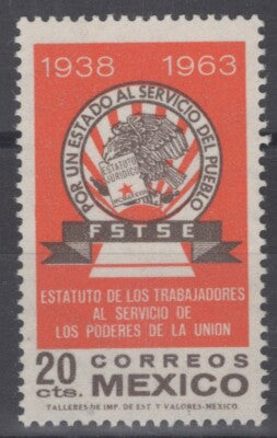 Mexico 954 MNH F.S.T.S.E. Emblem Civil Service ZAYIX 071422S79
